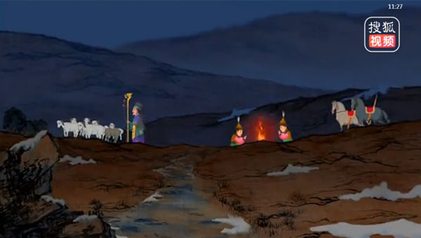 【国学动画】中华传统美德flash动画之苏武牧羊3