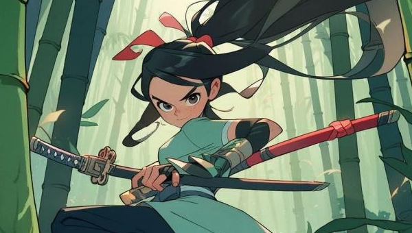 漫画风插画设计 线条干净利落