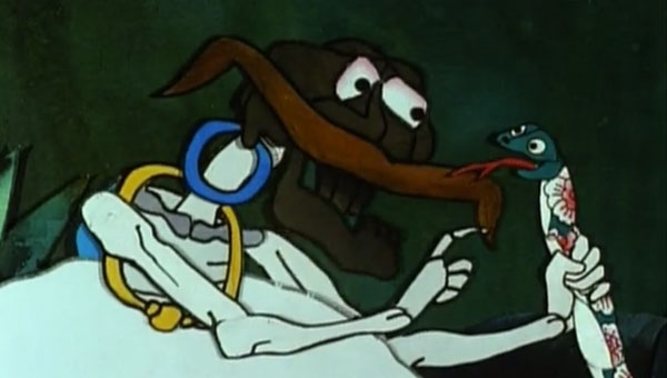 【怀旧动画】十二生肖动画 第七集青青蛇